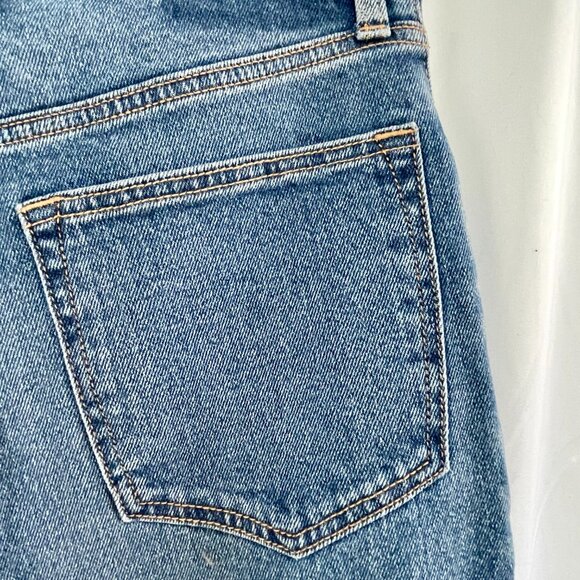 Abercrombie & Fitch The 90s Straight Ultra High Rise Medium Wash Jeans Womens 29 - Picture 8 of 12